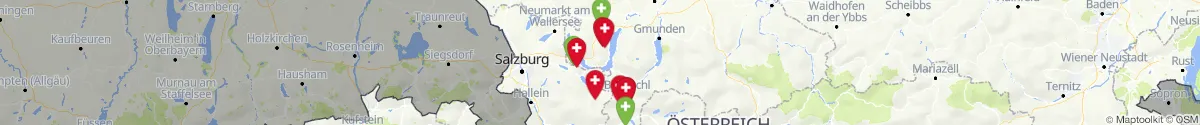 Map view for Pharmacies emergency services nearby Unterach am Attersee (Vöcklabruck, Oberösterreich)